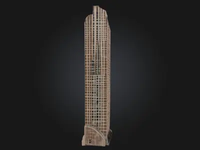 Skyward Ascent Soaring Tower Structure 3D model