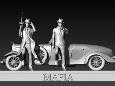 Mafia 3D Printing Model 46x20x25 3D print model