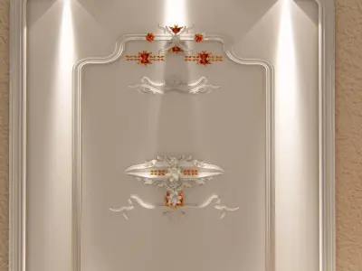  Wall decoration  molding LS design  3D model