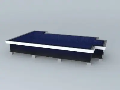 Pool 120 cu.m Free 3D model