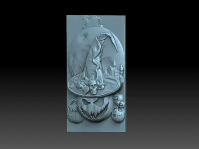 Halloween Pumpkin Heads 3D print model