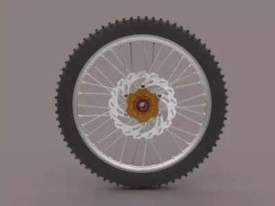 Motorbike front weel  3D model