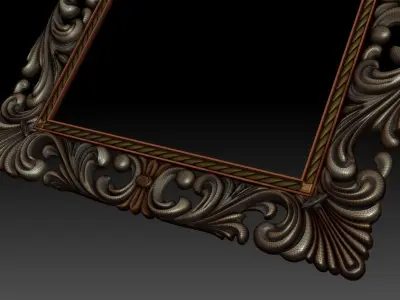 Decorative frame 2 3D model