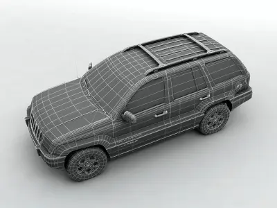  2000 Grand Cherokee Loredo SUV 3D model