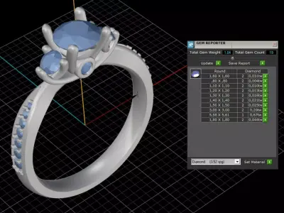 ring woman  3D print model 112