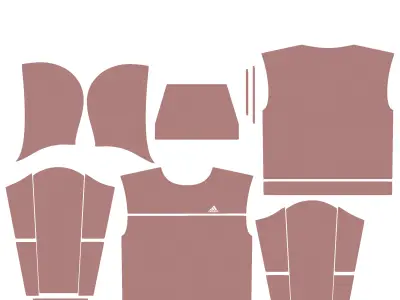 Adidas Stadium Fleece Badge Of Sport Hoodie In Low Poly Low-poly 3D model