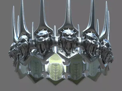Crown of Shadows v2 3D print model