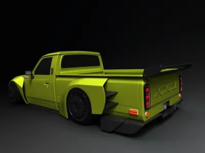 Toyota Hillux WideBody Concept 3D model