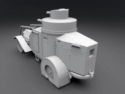 Ansaldo IZ scale model   3D print model