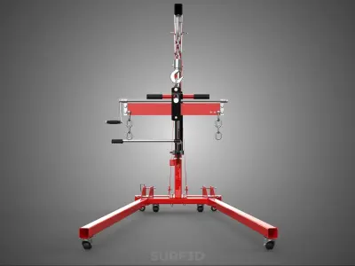 JACK ENGINE CRANE HOIST LIFTING LEVELER BALANCER STABILIZER LOAD 3D model