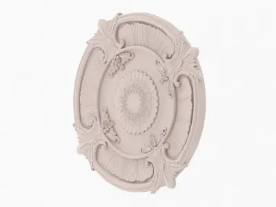 Classic Ceiling Medallion 37 3D model
