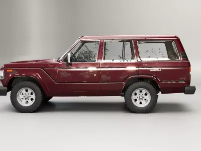 Toyota Land Cruiser J60 1980-1990 Facelift Aged 3D model