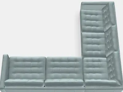 LANDSKRONA Corner sofa 5-seat 2 Low-poly 3D model