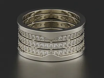 Diamond Ring  3D print model