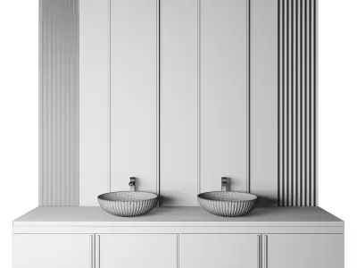 Luxury Bathroom 60 3D model