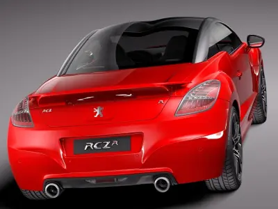 Peugeot RCZ R 2014 3D model