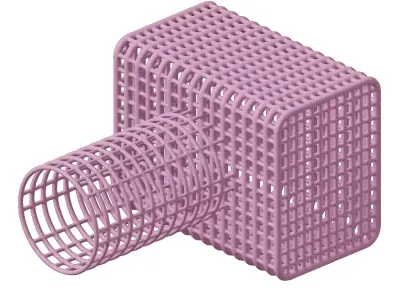 Plastic Premium Structural Footing Toy 3D model