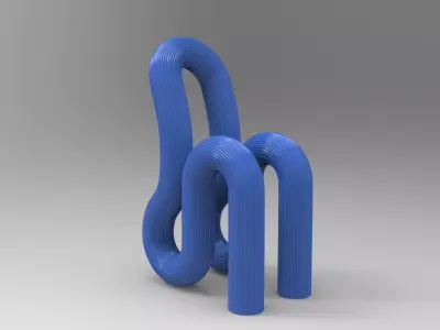 Pettuse Chair Low-poly 3D model