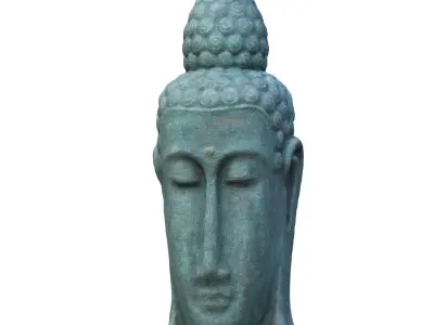 Collection of garden sculptures