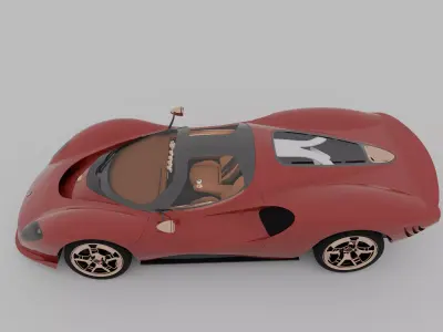 De Tomaso P72 3D model