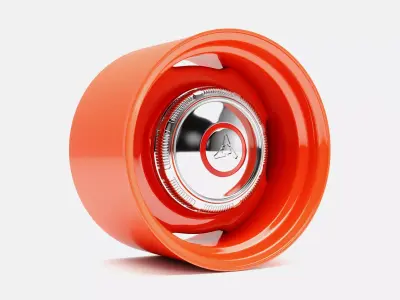 15x10 Mopar Steelie Wheel and Brake 3D print model