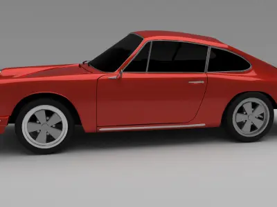 1964 Porsche 911 3D model