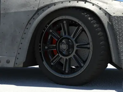 Dystopian Armored Car 3D model