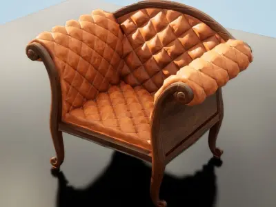 Living Room Pack Low-poly 3D model