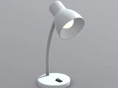 Lamp 2 desk Free low-poly 3D model