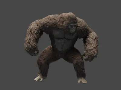gorilla ape orangutan 3D model