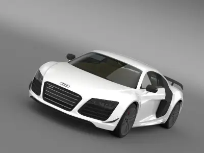 Audi R8 LMX 2014  3D model