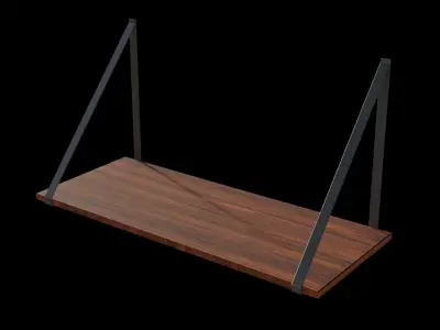 Kitchen shelf Free 3D model
