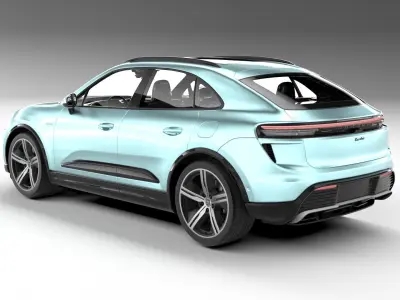 Porsche Macan 4 Turbo 2025 3D model