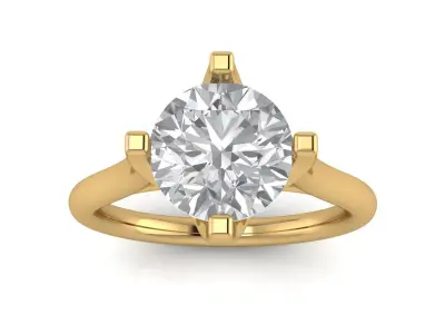 ENGAGEMENT RING 3D print model 4