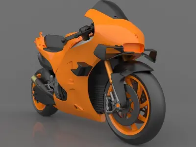 REPSOL RC213V MOTOGP RACING 2021 READY TO PRINT STL FILE 3D print model