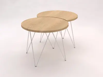 SIDE TABLE---Built-in 3D model