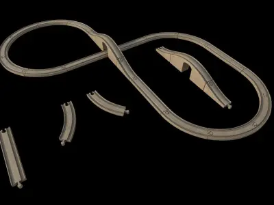 Toys Props Pack Low-poly 3D model