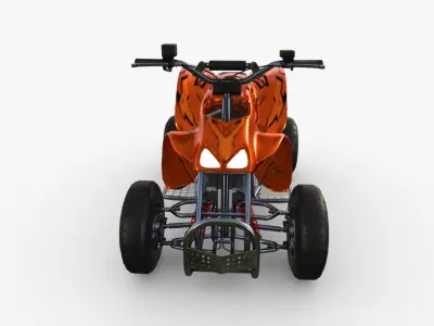 Quad Bike  Low-poly 3D model