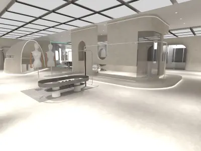 Clothing Shop 2 3D model