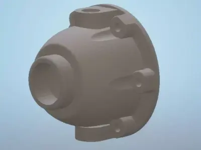 Differential gear system 3D model
