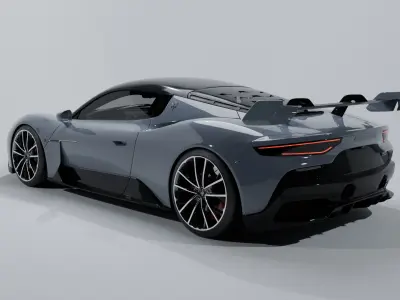 Maserati MC20 Custom Project 3D model