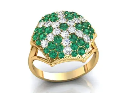 Jewel Set Gold 3D print model