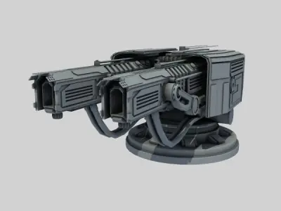 Ion turret class sb1 3D model