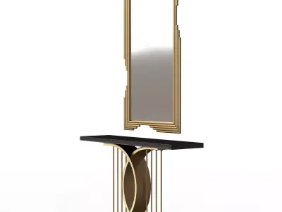 Luxury Console Table 04 Low-poly 3D model