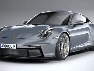 Porsche 911 GT3 Touring 2022 3D model
