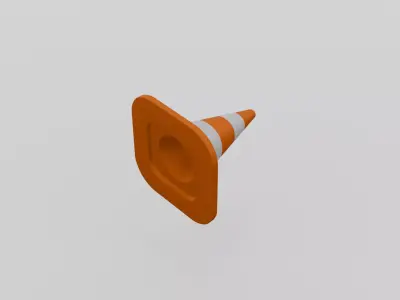 Traffic cone 3D model