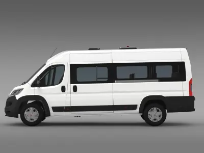 Fiat Ducato Scuolabus 2017 3D model