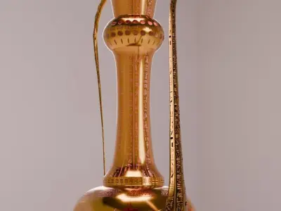 Antique Amphora Egypt 3D model