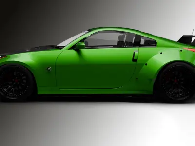 Nissan 350 Z Nismo   Low-poly 3D model