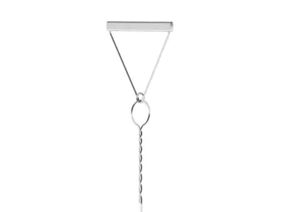 Athletics Hammer Throw Wire With Handle 3D model
